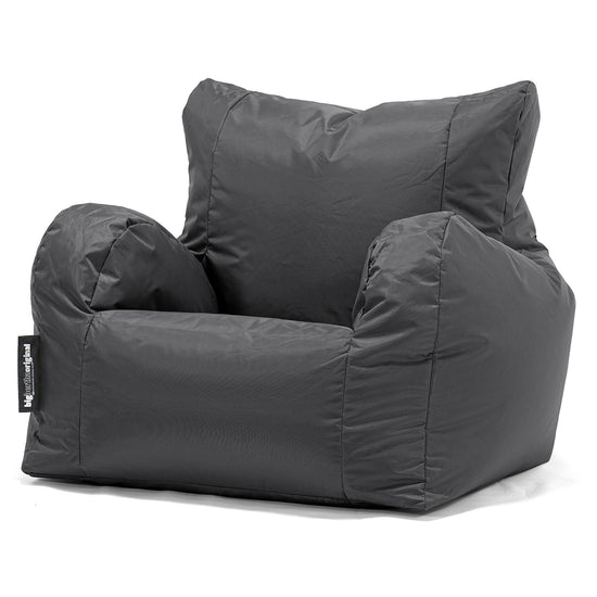 Lehnstuhl Sitzsack Outdoor - SmartCanvas™ Schiefergrau 01