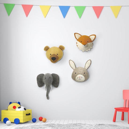 Mini Fuchskopf Wanddekoration 04