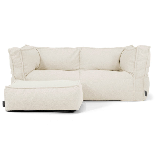2-Sitzer Albert Sitzsacksofa - Bouclé Elfenbein_02