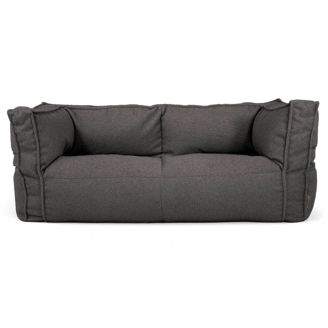 2-Sitzer Albert Sitzsacksofa - Bouclé Graphitgrau_01