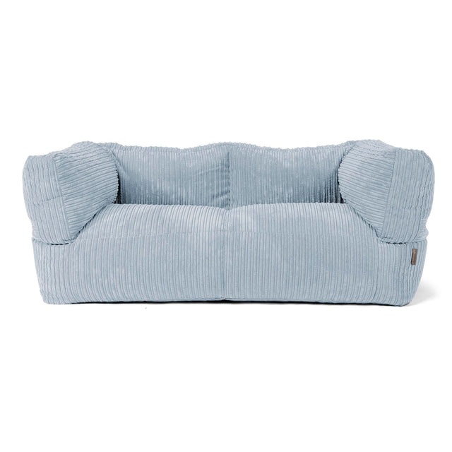 2-Sitzer Albert Sitzsacksofa - Cord Baby Blau 01