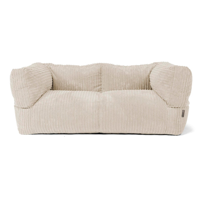 2-Sitzer Albert Sitzsacksofa - Cord Creme 01