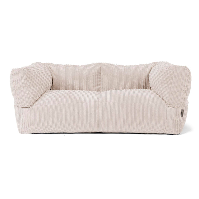 2-Sitzer Albert Sitzsacksofa - Cord Elfenbein 01