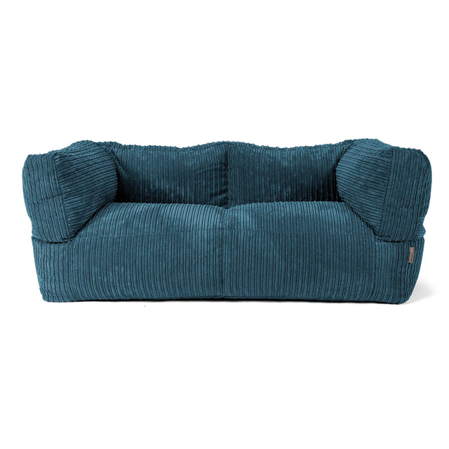 2-Sitzer Albert Sitzsacksofa - Cord Marineblau 01