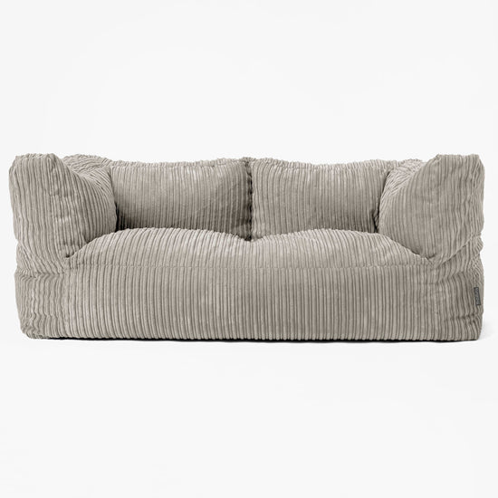 2-Sitzer Albert Sitzsacksofa - Cord Nerzfarben 01