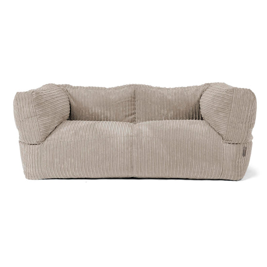 2-Sitzer Albert Sitzsacksofa - Cord Nerzfarben 01