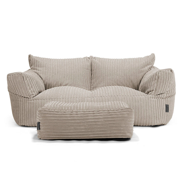 Josephine Sitzsack Sofa - Cord Nerzfarben 02