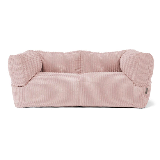 2-Sitzer Albert Sitzsacksofa - Cord Rosa 01
