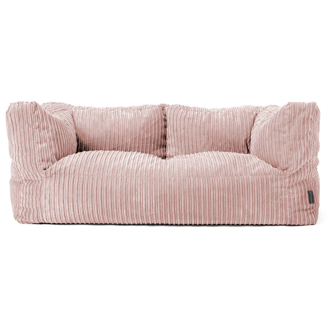 2-Sitzer Albert Sitzsacksofa - Cord Rosa 01