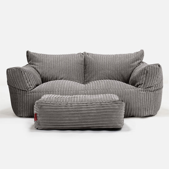 Josephine Sitzsack Sofa - Cord Graphitgrau 02