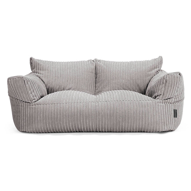 Josephine Sitzsack Sofa - Cord Silbergrau 01