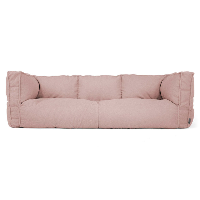 3-Sitzer Albert Sitzsacksofa - Bouclé Pink_01