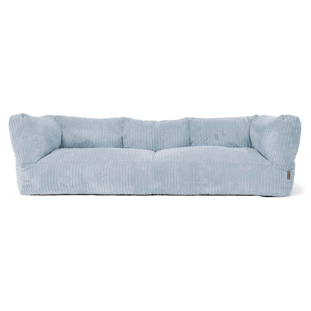 3-Sitzer Albert Sitzsacksofa - Cord Baby Blau 01