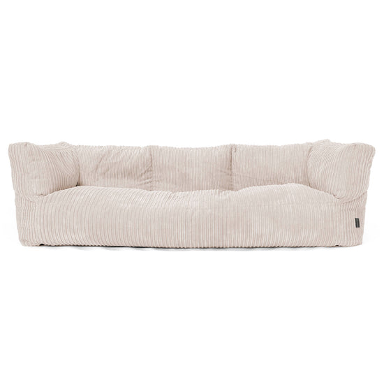 3-Sitzer Albert Sitzsacksofa - Cord Elfenbein 01