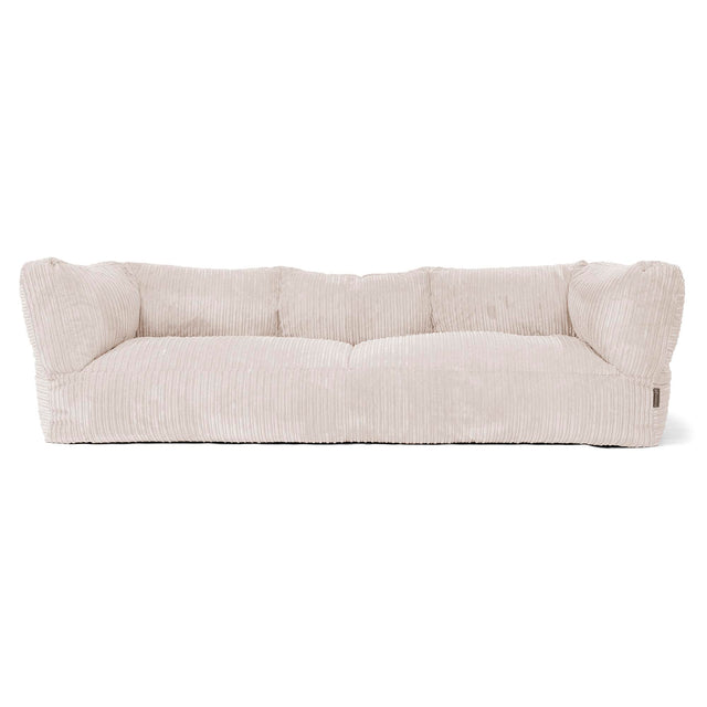 3-Sitzer Albert Sitzsacksofa - Cord Elfenbein 01