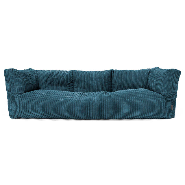3-Sitzer Albert Sitzsacksofa - Cord Marineblau 01