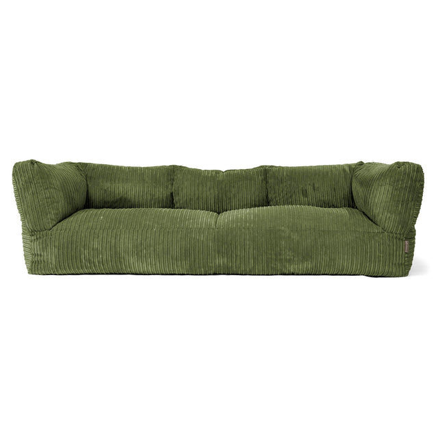 3-Sitzer Albert Sitzsacksofa - Cord Nadelwaldgrün 01