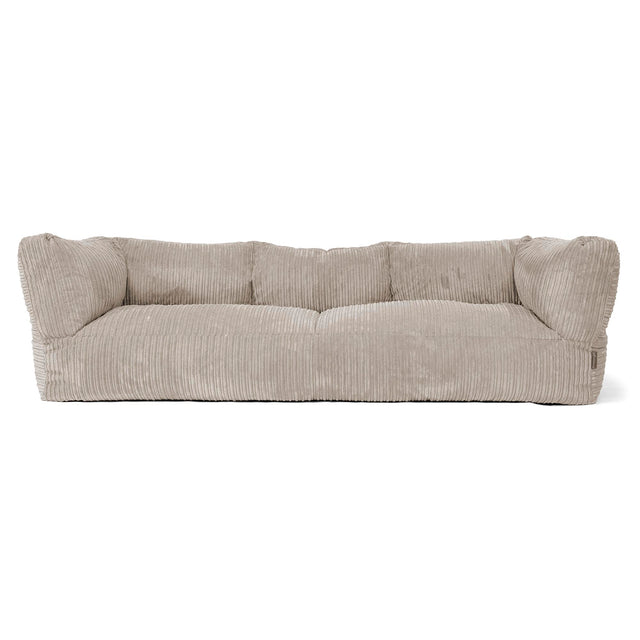 3-Sitzer Albert Sitzsacksofa - Cord Nerzfarben 01