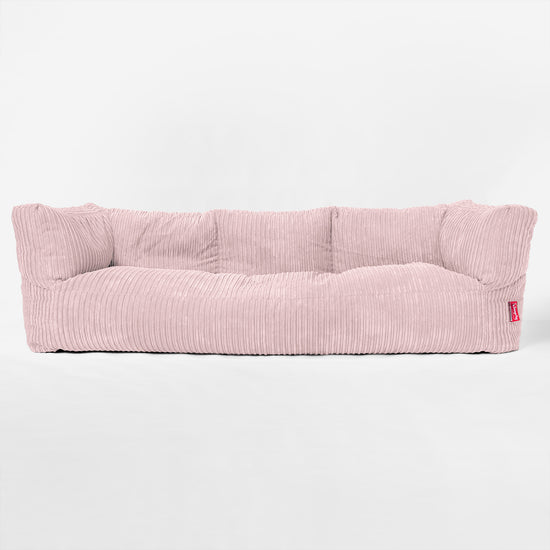 3-Sitzer Albert Sitzsacksofa - Cord Rosa 01