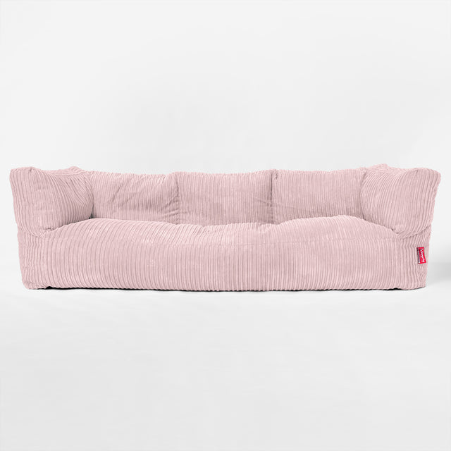 3-Sitzer Albert Sitzsacksofa - Cord Rosa 01