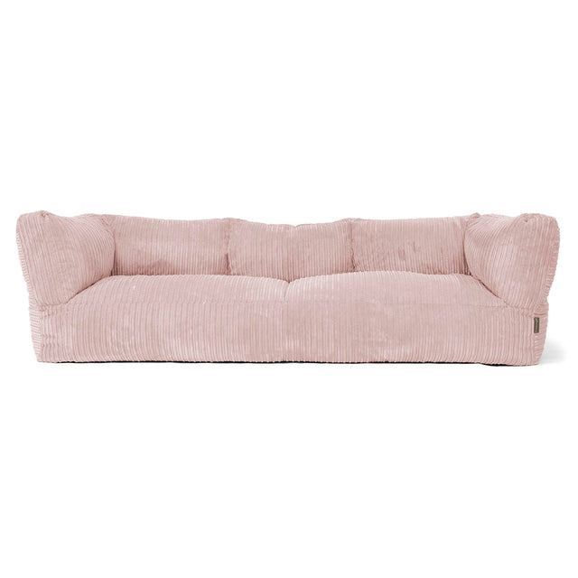 3-Sitzer Albert Sitzsacksofa - Cord Rosa 01