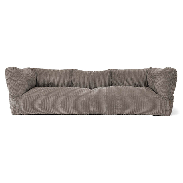 3-Sitzer Albert Sitzsacksofa - Cord Graphitgrau 01