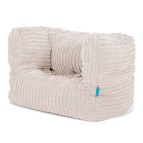 Albert Kinder Sitzsack Sessel 1-5 Jahre - Cord Elfenbein 02