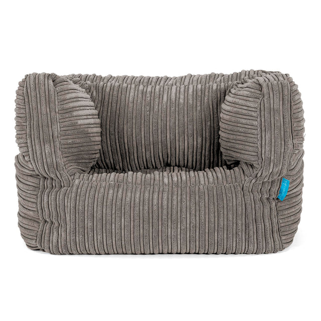 Albert Kinder Sitzsack Sessel 1-5 Jahre - Cord Graphitgrau 01
