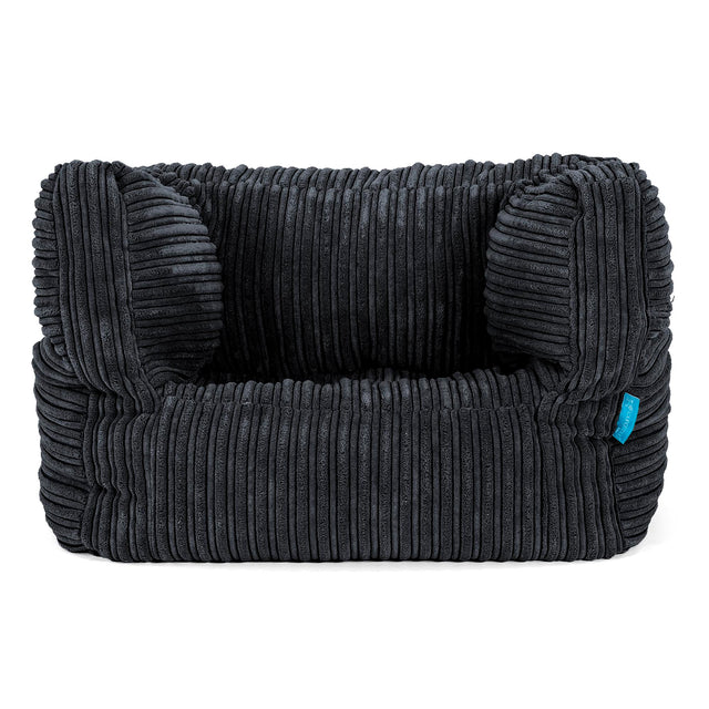 Albert Kinder Sitzsack Sessel 1-5 Jahre - Cord Schwarz 01