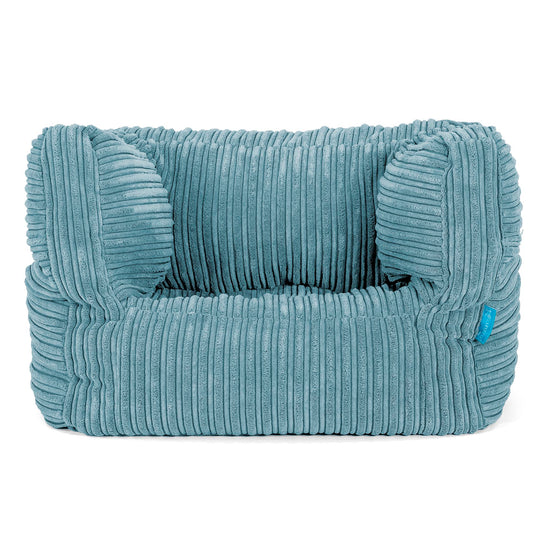 Albert Kinder Sitzsack Sessel 1-5 Jahre - Cord Türkis 01