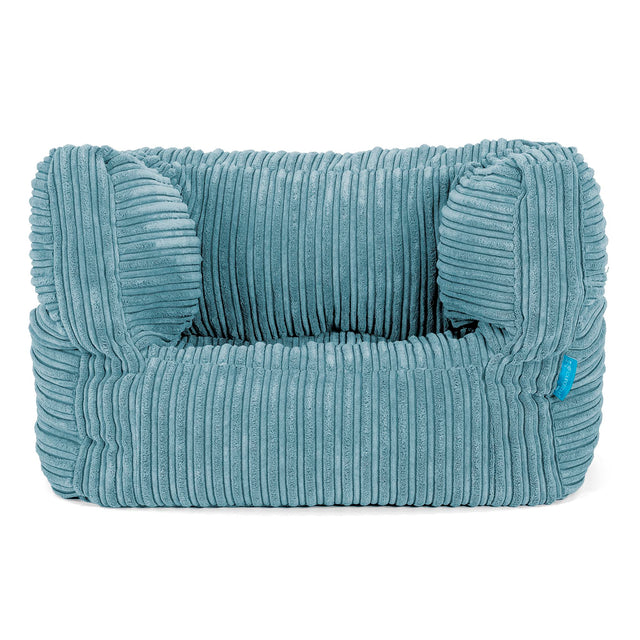 Albert Kinder Sitzsack Sessel 1-5 Jahre - Cord Türkis 01