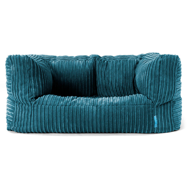 Kindersofa Albert 2-6 jahren - Cord Blaugrün 01