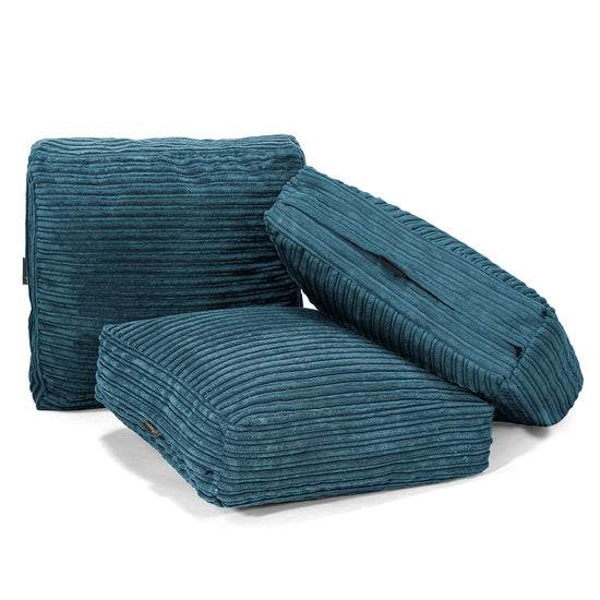 Bodenkissen - Cord Marineblau 04