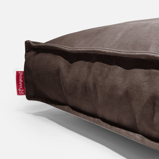 Bodenkissen - Samt Espresso 04