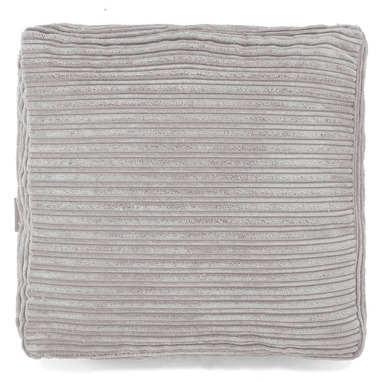 Sitzkissen - Cord Silber 03