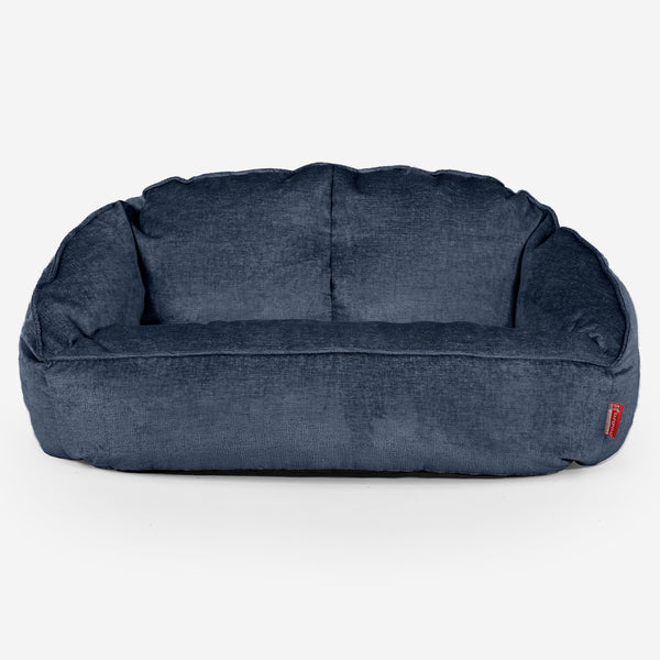 Bubble Sitzsack Sofa - Chenille Marineblau 01