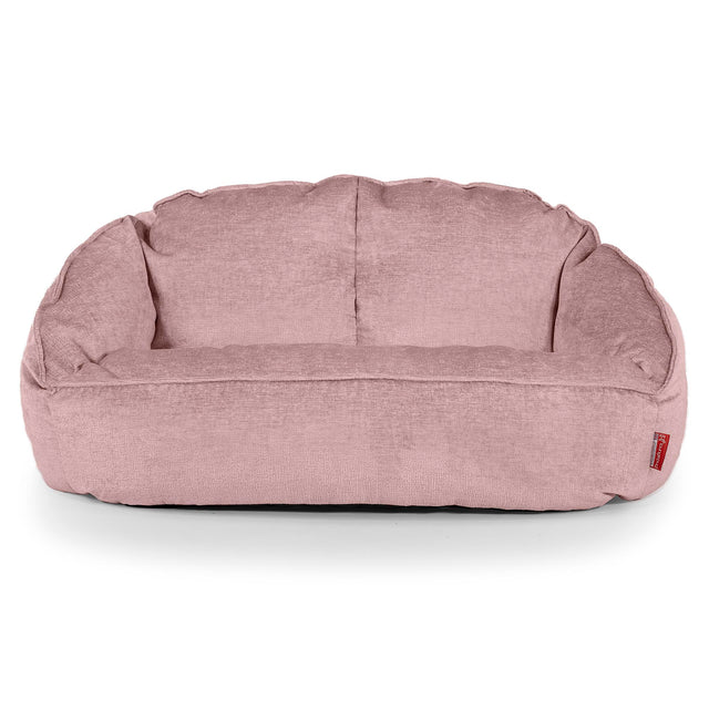 Bubble Sitzsack Sofa - Chenille Pink 01