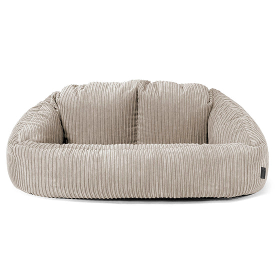 Bubble Sitzsack Sofa - Cord Nerzfarben 01