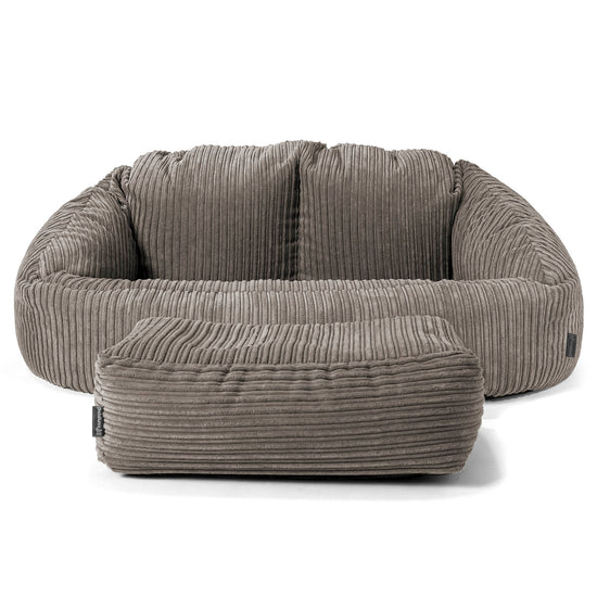 Bubble Sitzsack Sofa - Cord Graphitgrau 02