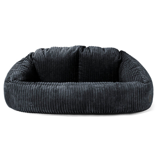 Bubble Sitzsack Sofa - Cord Schwarz 01
