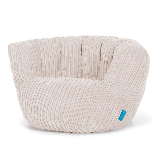 Charles Vintish Kinder Sitzsack 2-6 Jahre - Cord Elfenbein 02