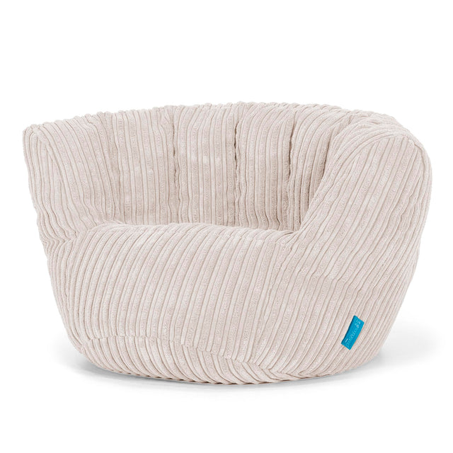 Charles Vintish Kinder Sitzsack 2-6 Jahre - Cord Elfenbein 02