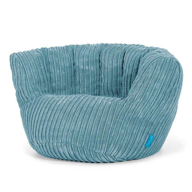 Charles Vintish Kinder Sitzsack 2-6 Jahre - Cord Türkis 02