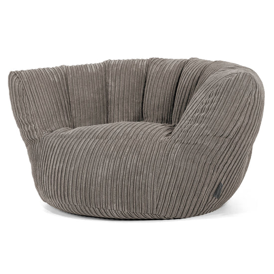 Charles Vintish Sitzsack - Cord Graphitgrau 02