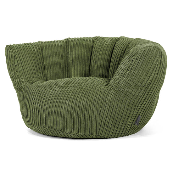 Charles Vintish Sitzsack - Cord Nadelwaldgrün 02