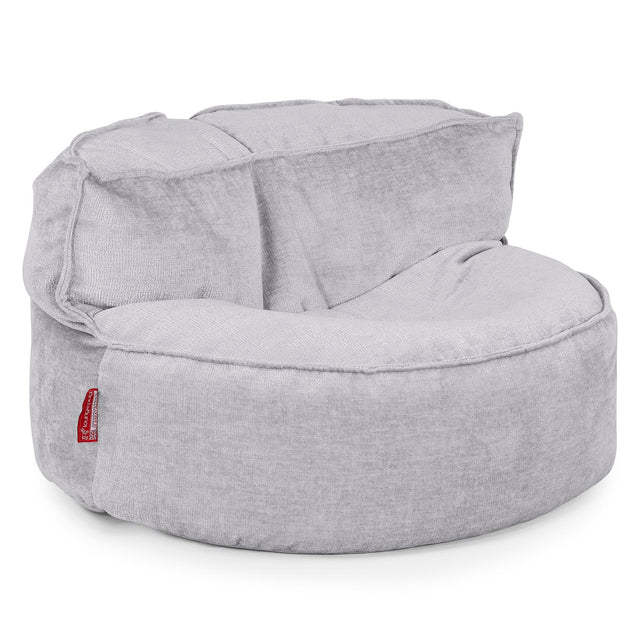 Chloe Sitzsacksofa - Chenille Grau 01
