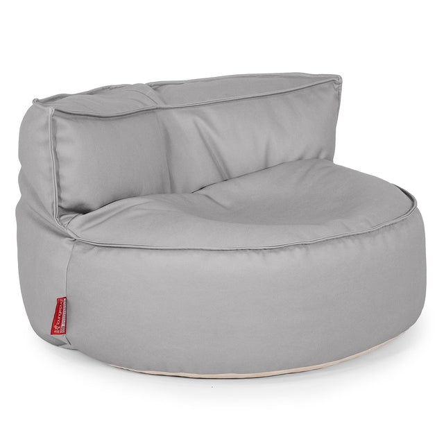 Chloe Sitzsacksofa - Veganes Leder Grau 01