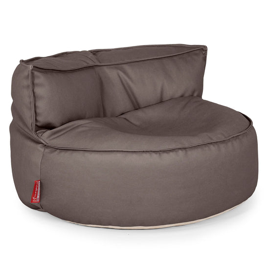 Chloe Sitzsacksofa - Veganes Leder Schoko 01