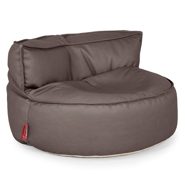 Chloe Sitzsacksofa - Veganes Leder Schoko 01