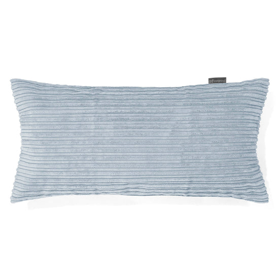 CloudSac 50 Riesen Memory-Schaum Kissen 40 x 80cm - Cord Baby Blau 01